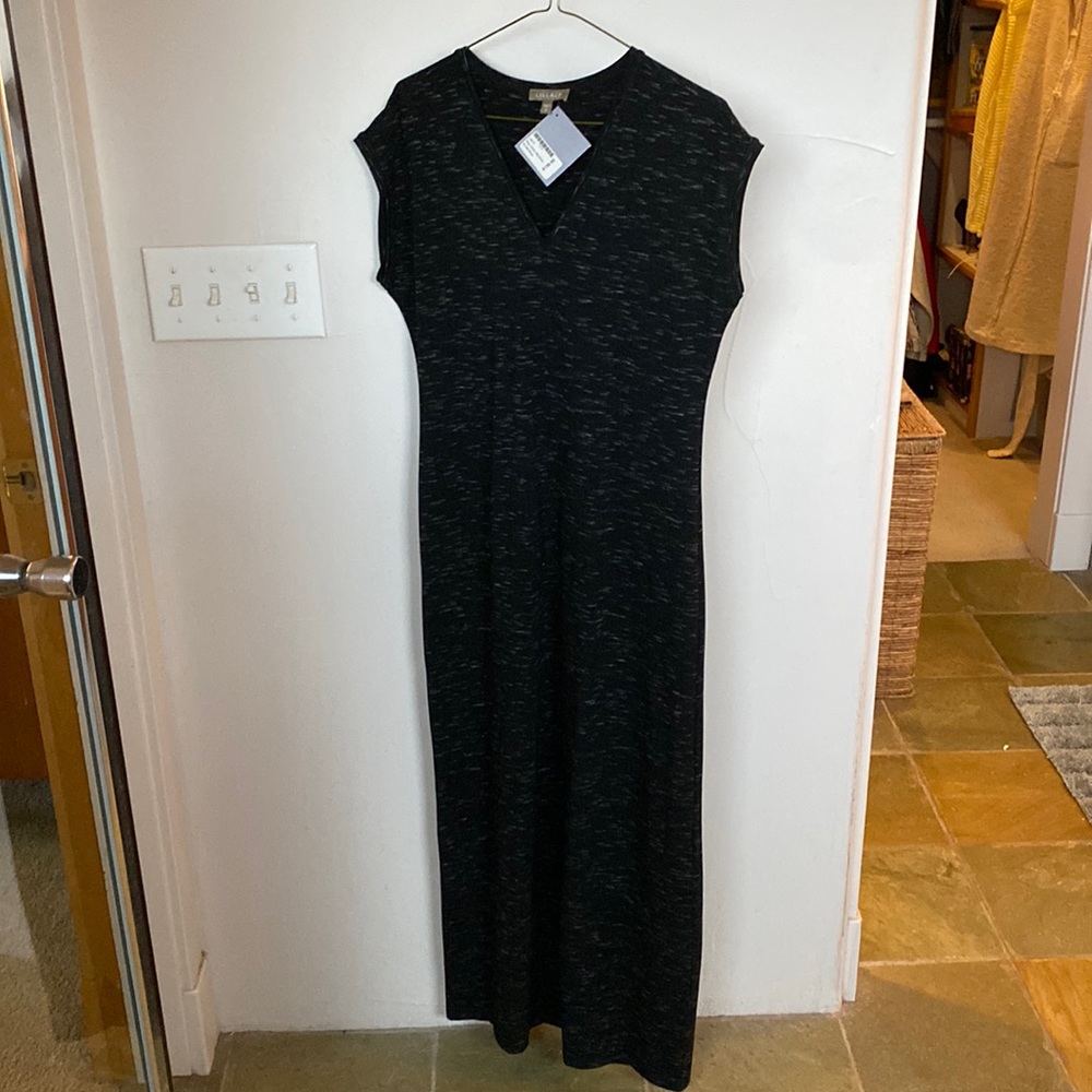 NWT Lilla P Maxi Dress (black/white)